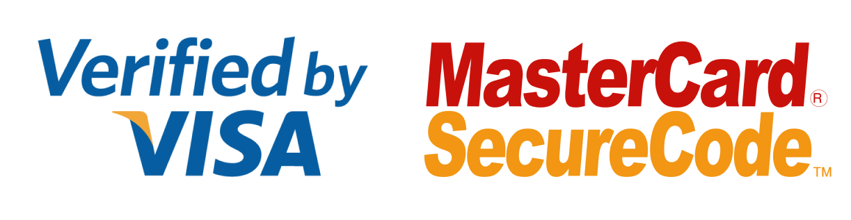 3D Secure Visa & Mastercard logo.